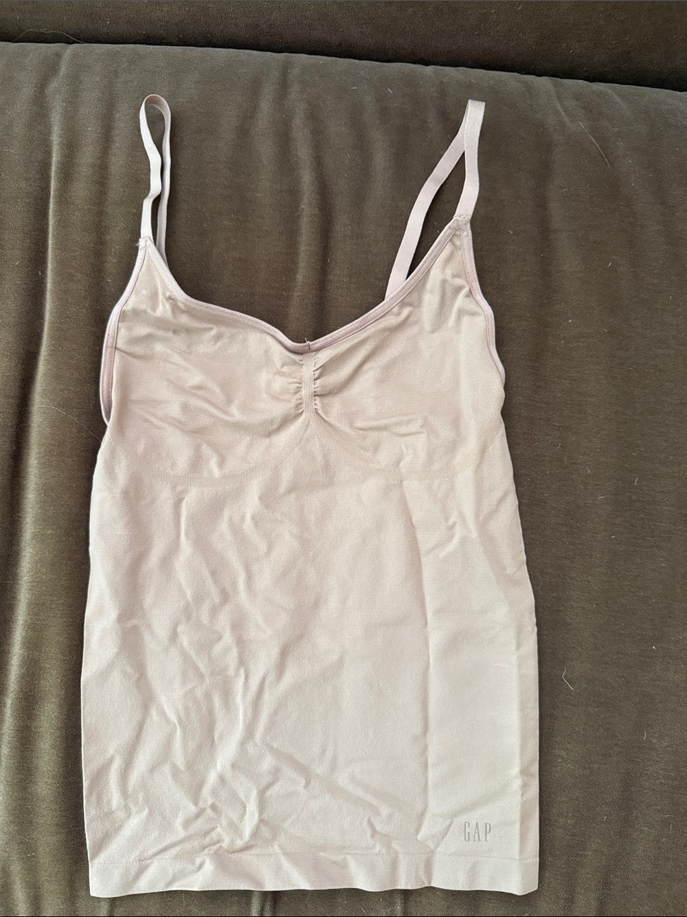 GAP Mauve Seamless Ruched Bust Cami